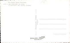 CPsM the Beautiful French Alps Vercors road ad interim Interior of the Great Narrow parts