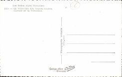 CPSM the Beautiful French Alps Vercors the Great Narrow parts Cascades of Vernaison