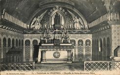 CPA Cathedral of Chartres Vault of Notre Dame Ground
