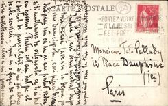 CPA Cathedral of Northern Chartres Portall central Bay