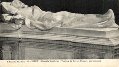 Tumba de Ssint Louis de la cAmara acorazada de CPA Dreux del duque de Nemours de Countryside