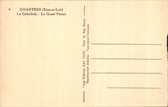 CPA Chartres the Cathedral the Large Gate