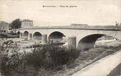CPA Montelimar Bridge of stone