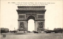 CPA Paris Arc De Triomphe de Etoile