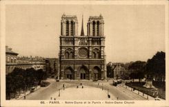 CPA Paris Notre Dame et le Paris