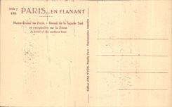 CPA Paris Notre Dame de Paris Detail of the Sub frontage