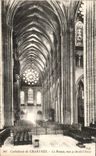 CPA Cathedrale de Chartres La Rosace vue prise du Choeur