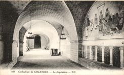 CPA Cathedral of Chartres the Baptistry