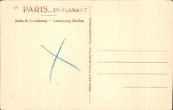 CPA Paris Garden of Luxembourg Luxembourg Gardens