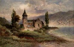 CPA Die Klemenskapelle Trechtingshausen amndt Rhein