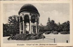 CPA Wiesbaden Temple auf dem Neroberg put Restaurant
