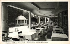 CPA Radium Solbad Kreuznach Terrace of the neuen Kurhauses