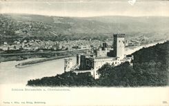 CPA Schloss Stolzenfels u Oberlahnstein