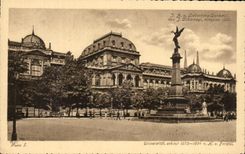 CPA Wien Liebenbera Denkimal von T Silbernagl errichtet