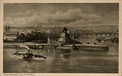 CPA Koblenz Das deutsche eck in Coblenz