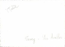 CPA Vevey Les Halles 1957