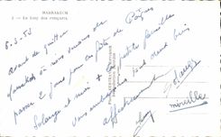 CPA Marrakech Le long des remparts