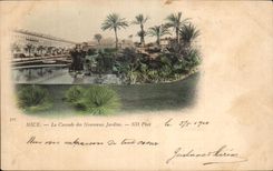 CPA Nice La Cascade des Nouveaux Jardins