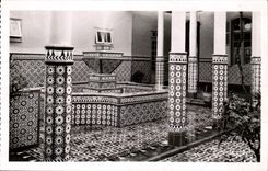 CPA Fez Cour d une Maison arabe
