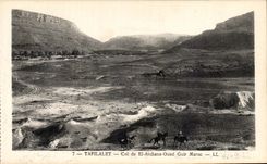 CPA Tafilalet Collar of El Atchana Wadi Guir Morocco Horse Horse