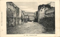 CPA Fez Oued Fez a Ersef maroc 