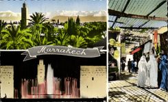CPA Souvenir de Marrakech Souvenir from Marrakech Andenken aus Marrakech Maroc