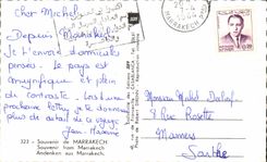 CPA Souvenir de Marrakech Souvenir from Marrakech Andenken aus Marrakech Maroc