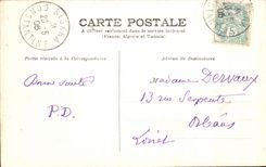 CPA Biskra Entree de I Oasis Ane Donkey