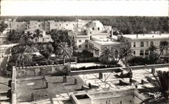 CPA Biskra Vue generale sur le Casino et les Hotel