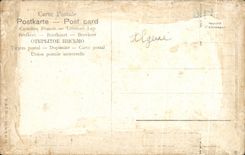 Cafe y mezquita Arabes Argelia de CPA