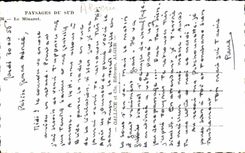 CPA Paysages Du Sud Le Minaret