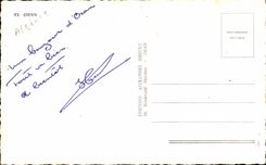 CPA Oran View on the Port the Place rech and the Theater the Port and it