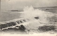 Entrada de CPA Argel del un dia portuario de tormenta