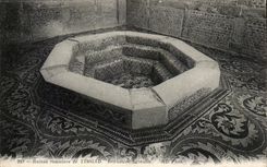 CPA Ruines romaines de Timgad Baptistere byzantin