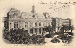 CPA Bone Le Cours National et l Hotel de Ville