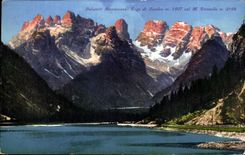 Sr 1407 del collar de CPA Dolomiti Ampezzane Lago di Londro m Cristallo m 8199