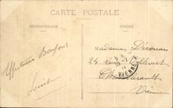 CPA Chatillon Portail de l Eglise Enfants