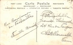 CPA Versailles Vue a vol d oiseau sur le Parc le Palais et la Villes