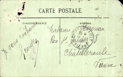 CPA Dinard Coup de Vent en Rade Bateau
