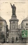 CPA Dijon Statue de Saint Bernard Enfants