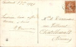 CPA old Cauterets View taken or Paure At the Bottom Monne