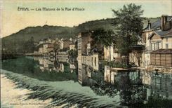 CPA Epinal Les Maisons de la Rue d Alsace
