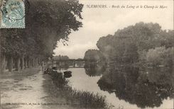 CPA Nemours Edges of Loing and the Champ de Mars