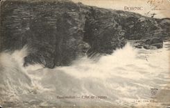 CPA Gourmalon Effect of waves