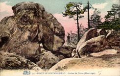 CPA Foret De Fontainebleau Rocher de Plutus Mont Aigu