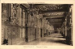 CPA Palais De FontainebleauGalerie Francois 1er 