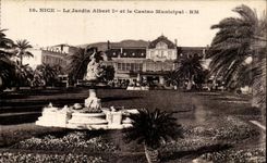 CPA Nice Le JArdin Albert et le Casino Municipal