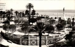 CPA La Cote d Azur Nice Le jardin Albert et le Theatre de Verdure