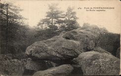 CPA Foret de Fontainebleau La Roche suspendue