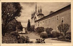 CPA Niza el jardin del monasterio de Cimiez